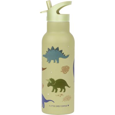 A Little Lovely Company nerezová lahev na pití, 500 ml - dinosauři A Little Lovely Company nerezová lahev na pití, 500 ml - dinosauři