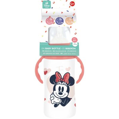 Stor Minnie s úchyty antikolikový systém kojenecká láhev 360 ml Stor Minnie s úchyty antikolikový systém kojenecká láhev 360 ml