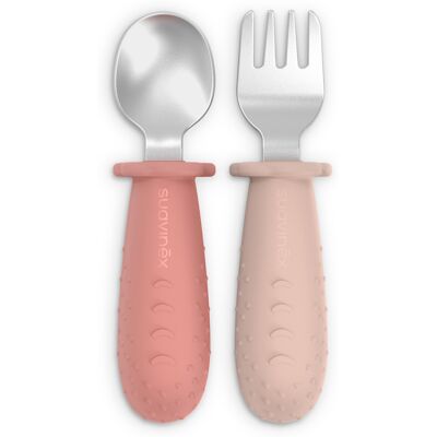 Set 2 příborů Suavinex Nude Evolutiv - Kuchyňské potřeby Set 2 příborů Suavinex Nude Evolutiv - Kuchyňské potřeby
