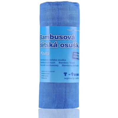 T-tomi Bambusová BIO osuška 1 ks modrá T-tomi Bambusová BIO osuška 1 ks modrá