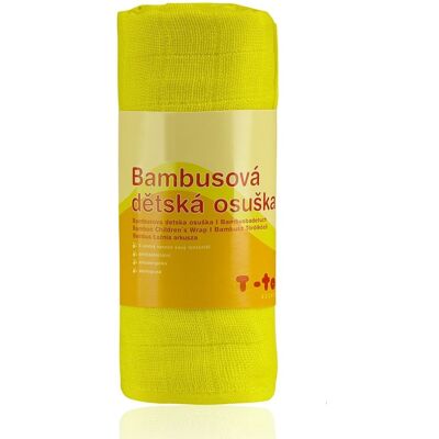 T-tomi Bambusová BIO osuška 1 ks žlutá T-tomi Bambusová BIO osuška 1 ks žlutá