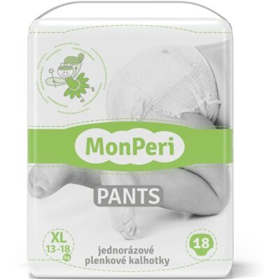MonPeri Pants XL 13-18 kg plenkové kalhotky 18 ks MonPeri Pants XL 13-18 kg plenkové kalhotky 18 ks