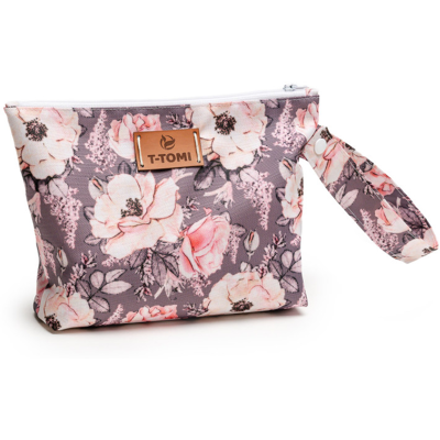 T-tomi Small Baggie taška 1 ks grey flowers T-tomi Small Baggie taška 1 ks grey flowers