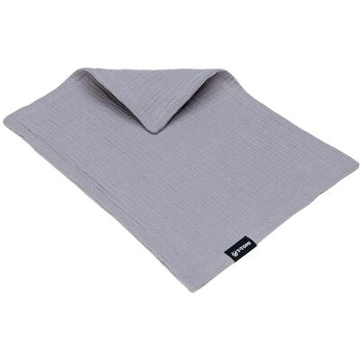 T-tomi BIO Mušelínová plena pod hlavičku 1 ks grey T-tomi BIO Mušelínová plena pod hlavičku 1 ks grey