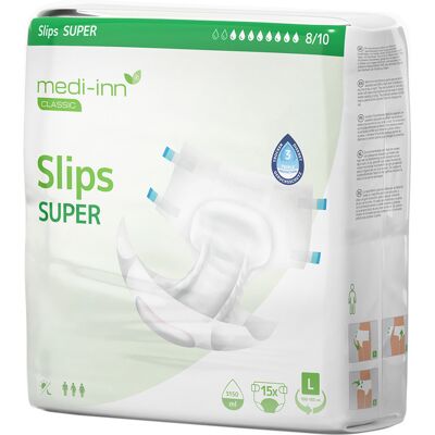Medi-Inn Slips Inkontinenční kalhotky super L 15 ks Medi-Inn Slips Inkontinenční kalhotky super L 15 ks