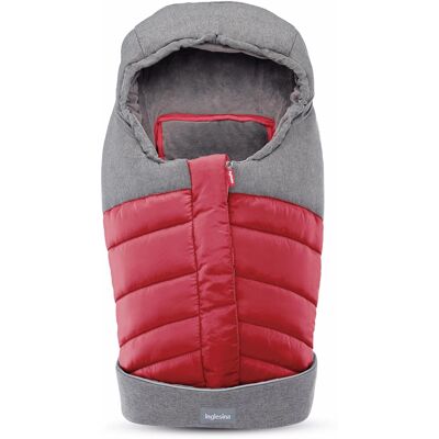 Inglesina Fusak NewBorn Winter Muff Red pro vaničku a autosedačku Inglesina Fusak NewBorn Winter Muff Red pro vaničku a autosedačku