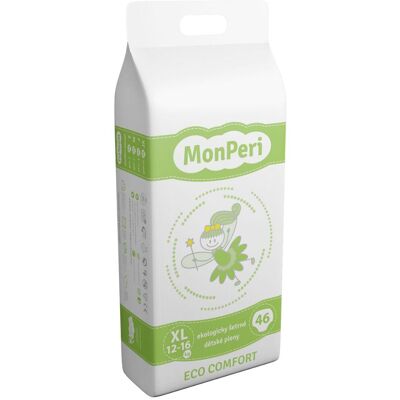 MonPeri ECO Comfort XL 12-16 kg dětské pleny 46 ks MonPeri ECO Comfort XL 12-16 kg dětské pleny 46 ks
