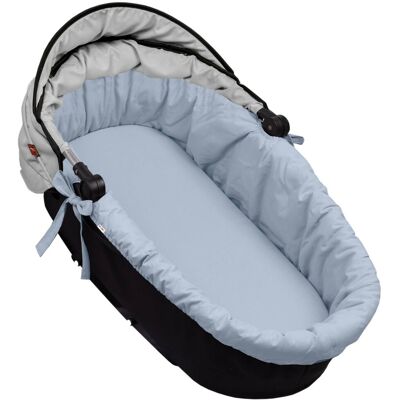 Baby Nellys Bavlněná vložka do kočárků/koše s pěnovou matrací, , jeans Baby Nellys Bavlněná vložka do kočárků/koše s pěnovou matrací, , jeans
