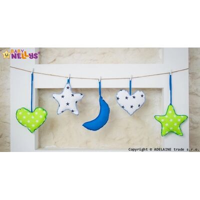 Baby Nellys Sada dekorací Stars be Love č. 2 Baby Nellys Sada dekorací Stars be Love č. 2