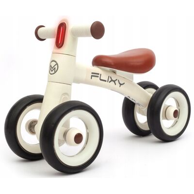 Milly Mally Dětské odrážedlo FLIXY s LED světlem a EVA koly (12–36 měsíců), cream Milly Mally Dětské odrážedlo FLIXY s LED světlem a EVA koly (12–36 měsíců), cream