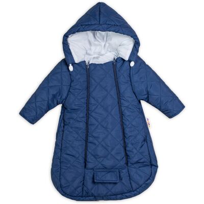 LUX Baby Nellys - Kombinézka prošívaná - granát - 68 LUX Baby Nellys - Kombinézka prošívaná - granát - 68