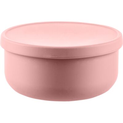 Zopa Silikonová miska s víčkem, Old Pink 2 Zopa Silikonová miska s víčkem, Old Pink 2