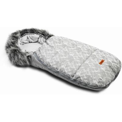 SENSILLO Prošívaný fusák s kožešinou 100x45cm, OLAF - světle šedý SENSILLO Prošívaný fusák s kožešinou 100x45cm, OLAF - světle šedý