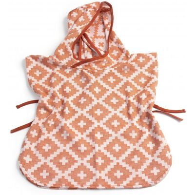 KipKep mušelínové PONCHO S Emberglow Red KipKep mušelínové PONCHO S Emberglow Red