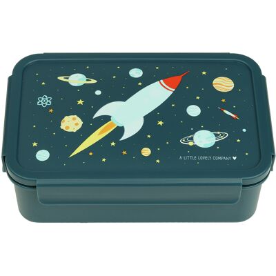A Little Lovely Company Modrý Space Bento Obědová Krabička - Lunch Box A Little Lovely Company Modrý Space Bento Obědová Krabička - Lunch Box