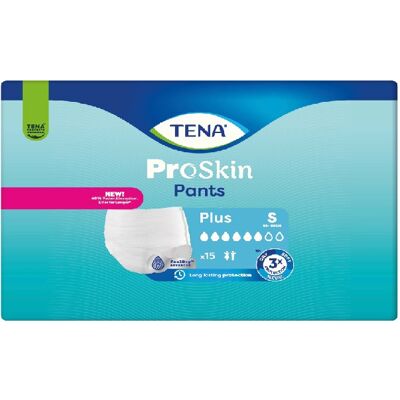 Tena Pants ProSkin Plus S inkontinenční kalhotky 15 ks Tena Pants ProSkin Plus S inkontinenční kalhotky 15 ks
