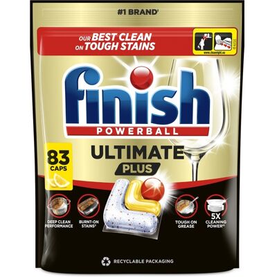 Finish Ultimate Plus Lemon kapsle do myčky 83 ks Finish Ultimate Plus Lemon kapsle do myčky 83 ks