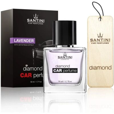 Santini Vůně do auta - Diamond Lavender ANTISTRESS Santini Vůně do auta - Diamond Lavender ANTISTRESS
