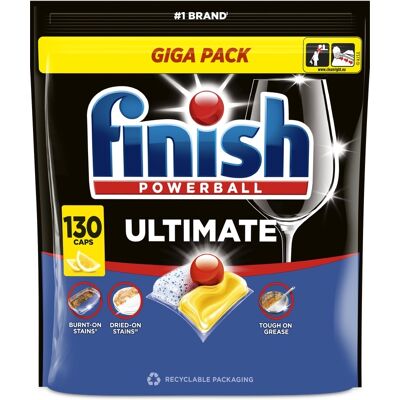 Finish Ultimate Lemon kapsle do myčky 130 ks Finish Ultimate Lemon kapsle do myčky 130 ks
