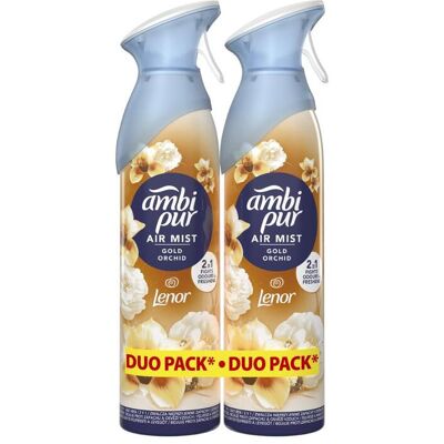 Ambi Pur Gold Orchid duo pack osvěžovač 2x185 ml Ambi Pur Gold Orchid duo pack osvěžovač 2x185 ml