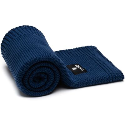 T-tomi Pletená deka Dark blue waves T-tomi Pletená deka Dark blue waves