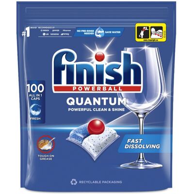 Finish Powerball Quantum All-in-1 Tablety do myčky nádobí - Myčka nádobí Finish Powerball Quantum All-in-1 Tablety do myčky nádobí - Myčka nádobí