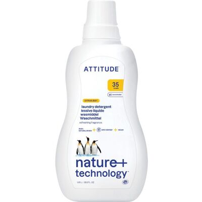 ATTITUDE Prací gel s vůní citronové kůry 1050 ml ATTITUDE Prací gel s vůní citronové kůry 1050 ml