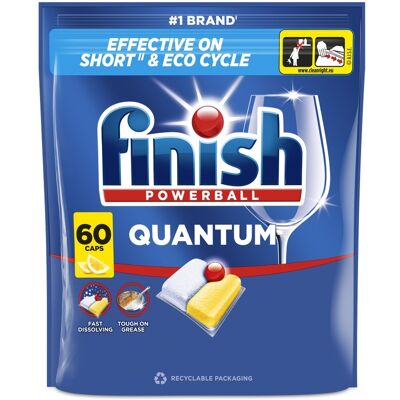Finish Quantum Lemon kapsle do myčky 60 ks Finish Quantum Lemon kapsle do myčky 60 ks