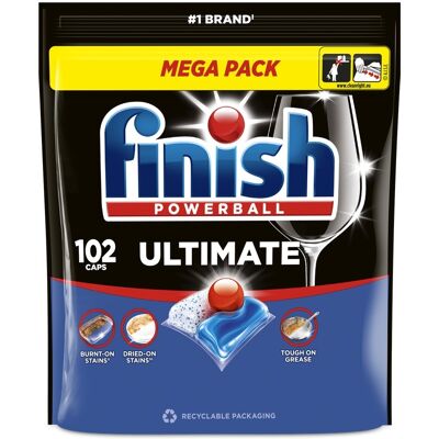 Finish Ultimate Fresh kapsle do myčky 102 ks Finish Ultimate Fresh kapsle do myčky 102 ks