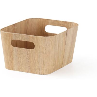 Toro Úložný koš 23 x 30,5 x 15,2 cm papír + lepenka 1 ks barva dřeva Toro Úložný koš 23 x 30,5 x 15,2 cm papír + lepenka 1 ks barva dřeva
