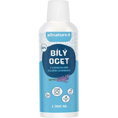 Allnature Bílý ocet 10% s vůní levandule 1000 ml Allnature Bílý ocet 10% s vůní levandule 1000 ml
