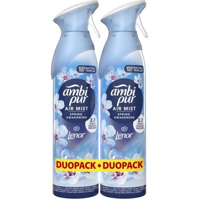 Ambi Pur Spray Spring Awakening osvěžovač vzduchu 2x185 ml Ambi Pur Spray Spring Awakening osvěžovač vzduchu 2x185 ml