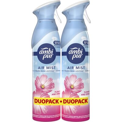 Ambi Pur Spray Flowers&Spring osvěžovač vzduchu 2x185 ml Ambi Pur Spray Flowers&Spring osvěžovač vzduchu 2x185 ml
