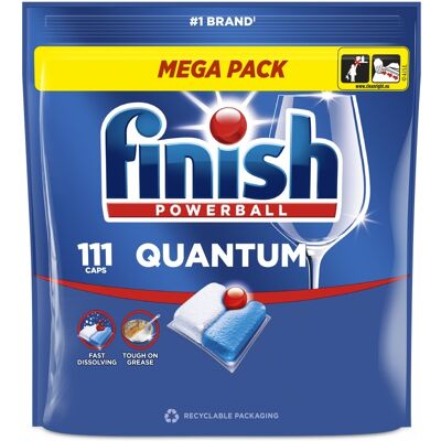Finish Quantum Fresh kapsle do myčky 111 ks Finish Quantum Fresh kapsle do myčky 111 ks
