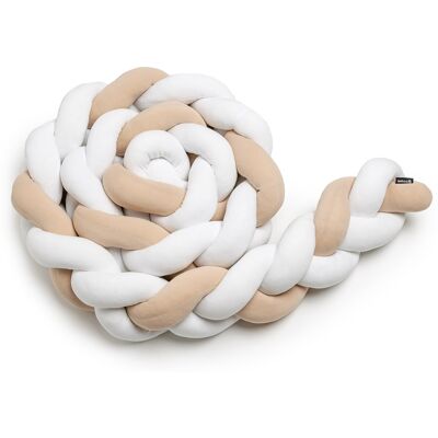 T-tomi Pletený mantinel 360 cm White + Beige T-tomi Pletený mantinel 360 cm White + Beige