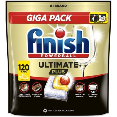 Finish Ultimate Plus Lemon kapsle do myčky 120 ks Finish Ultimate Plus Lemon kapsle do myčky 120 ks