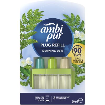 Ambi Pur 3volution Morning Dew náhradní náplň 20 ml Ambi Pur 3volution Morning Dew náhradní náplň 20 ml