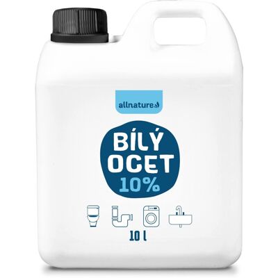 Allnature Bílý ocet 10% 10 l Allnature Bílý ocet 10% 10 l