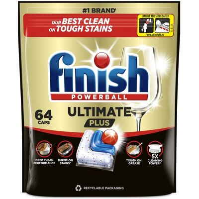 Finish Ultimate Plus Fresh kapsle do myčky 64 ks Finish Ultimate Plus Fresh kapsle do myčky 64 ks