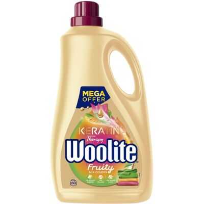 Woolite Keratin Tekutý prací prostředek na barevné prádlo Fruity 3,6 l Woolite Keratin Tekutý prací prostředek na barevné prádlo Fruity 3,6 l
