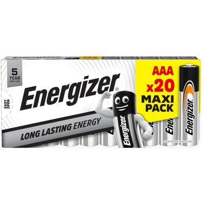 Energizer Everyday AAA Family Pack mikrotužková baterie 20 ks Energizer Everyday AAA Family Pack mikrotužková baterie 20 ks