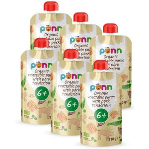 SALVEST Põnn BIO Vepřová panenka se zeleninovým pyré 6x110 g SALVEST Põnn BIO Vepřová panenka se zeleninovým pyré 6x110 g