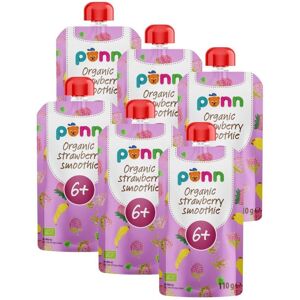 SALVEST Põnn BIO Ovocné pyré s malinami 6x110 g SALVEST Põnn BIO Ovocné pyré s malinami 6x110 g