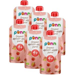 SALVEST Põnn BIO Meruňka s jablkem 6x100 g SALVEST Põnn BIO Meruňka s jablkem 6x100 g