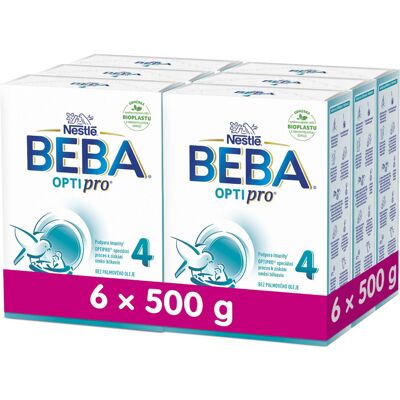 BEBA OPTIPRO 4 Batolecí mléko 6x500 g BEBA OPTIPRO 4 Batolecí mléko 6x500 g