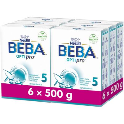 BEBA OPTIPRO 5 Batolecí mléko 6x500 g BEBA OPTIPRO 5 Batolecí mléko 6x500 g