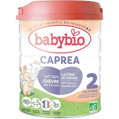 Babybio Kojenecké mléko Caprea 2 - Bio, 6-12 měsíců Babybio Kojenecké mléko Caprea 2 - Bio, 6-12 měsíců