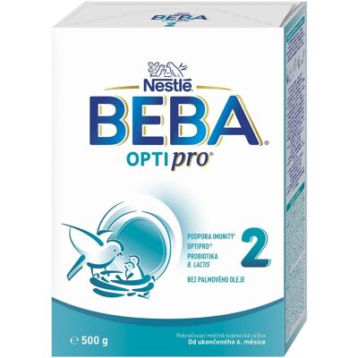 BEBA OPTIPRO 2 kojenecké mléko - Podporuje imunitu, Bez palmového oleje BEBA OPTIPRO 2 kojenecké mléko - Podporuje imunitu, Bez palmového oleje