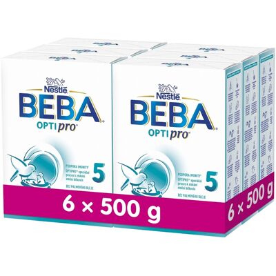 BEBA OPTIPRO 5 Batolecí mléko 6x500 g BEBA OPTIPRO 5 Batolecí mléko 6x500 g