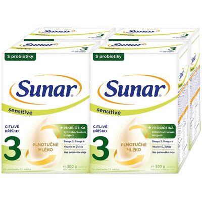 Sunar Sensitive 3 4x500 g Sunar Sensitive 3 4x500 g